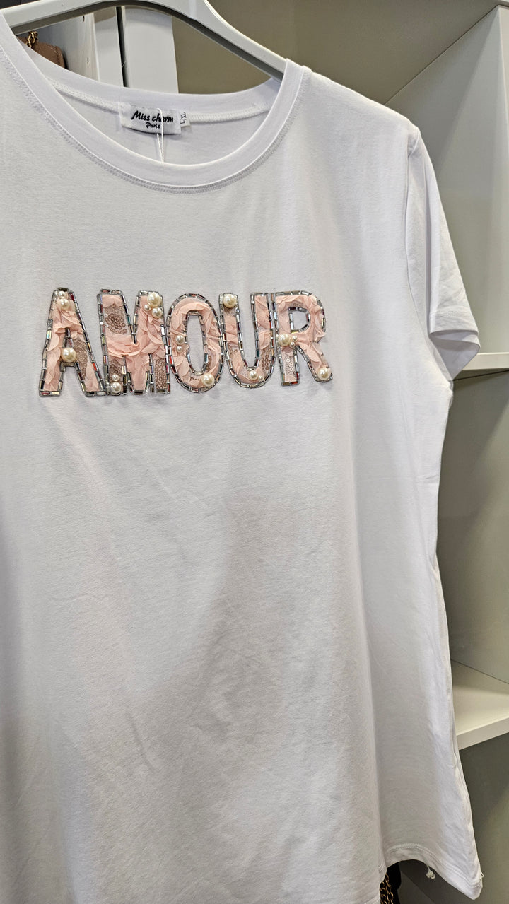 Amour Tee Shirt - White