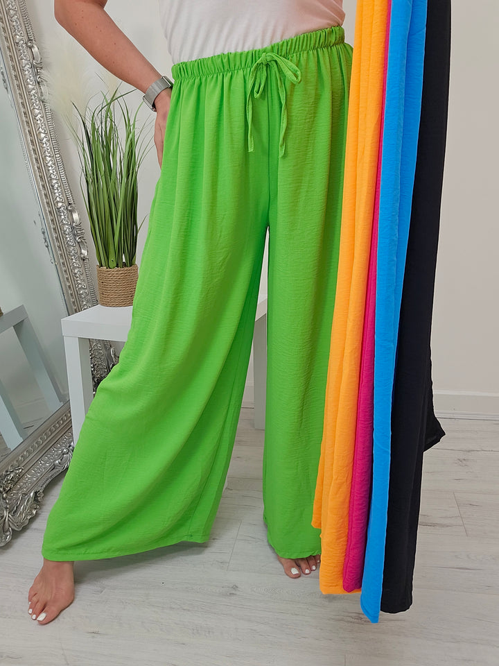 Wide Leg/Palazzo Pants (Curvy) - (choose your Colour)