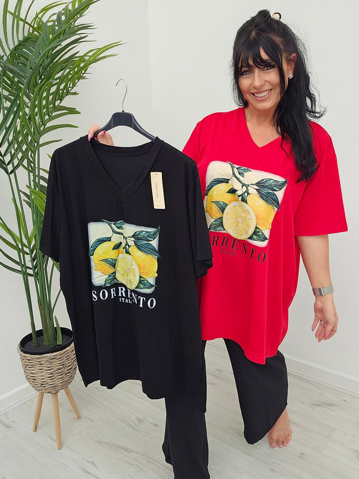 Sorrento Lemons T Shirt (Oversized)