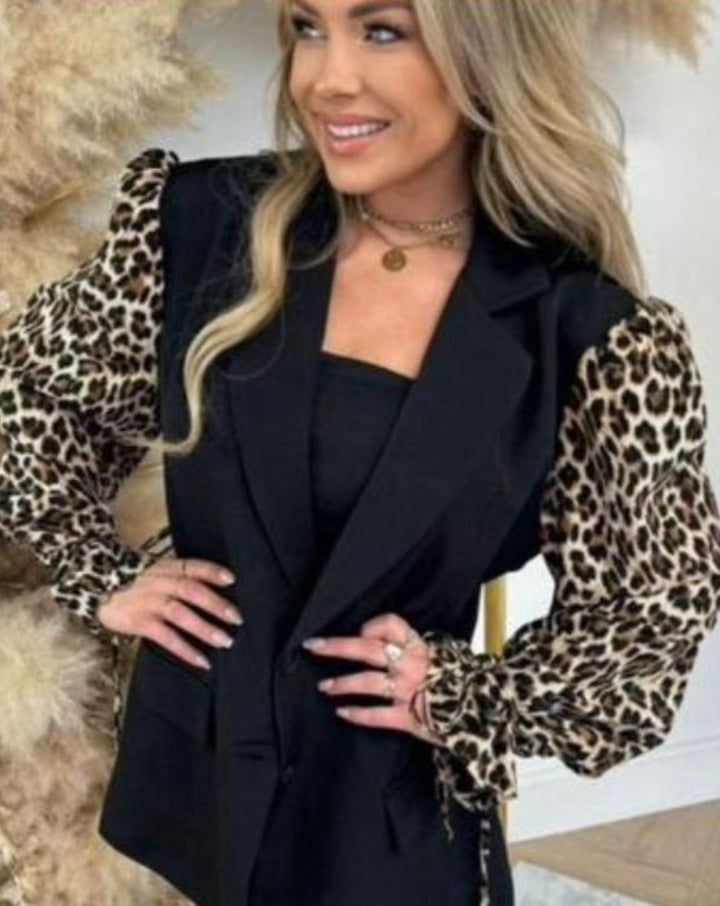 Kenya Leopard Sleeve Jackets (choose your Colour & Size)