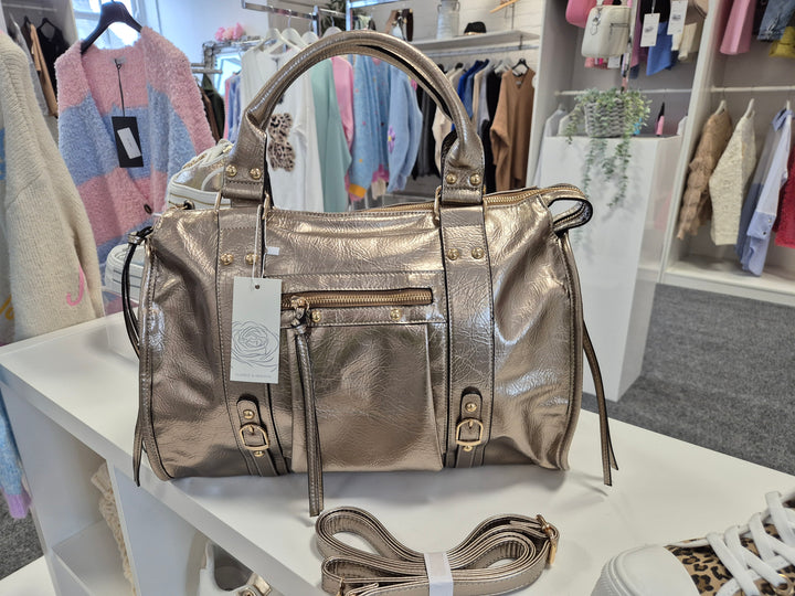 Beverly Hills Metallic Bag (Oversized) - (choose your Colour)