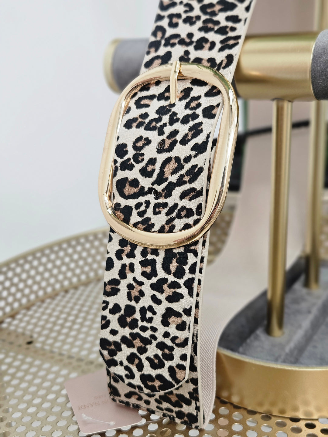 Stretchy Leopard Print Belt - ( Choose your colour )