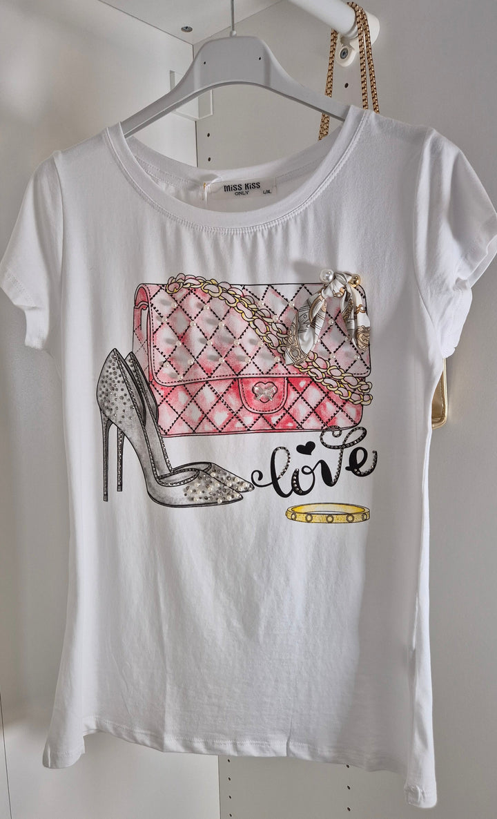 CoCo Tee Shirt - White (Petite Size)