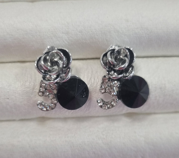 Crystal Rose Earrings