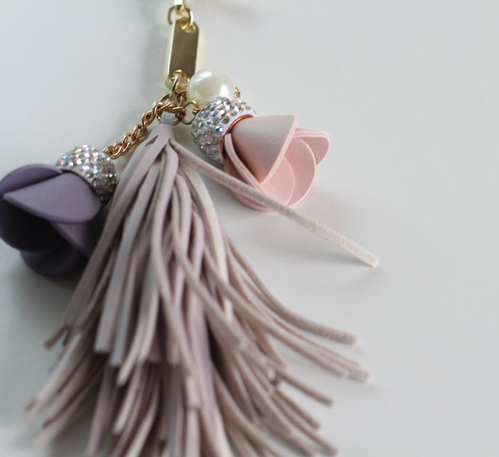 Tassel Keyring / Bag Charm - Pink