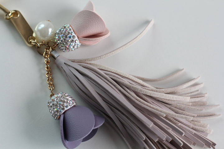 Tassel Keyring / Bag Charm - Pink