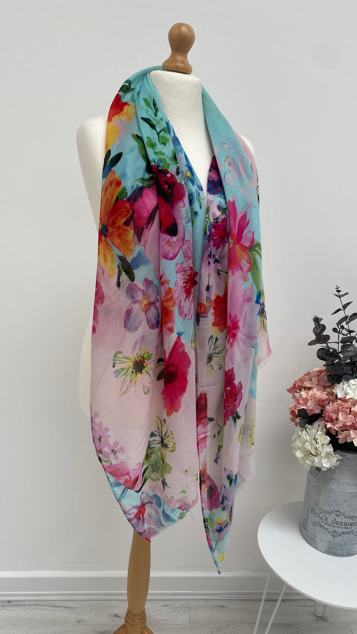 Floral Summer Scarf