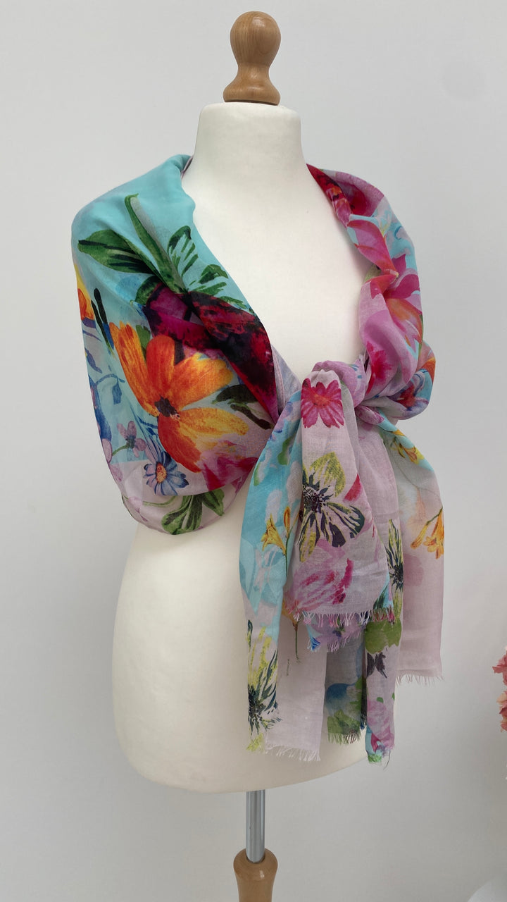 Floral Summer Scarf