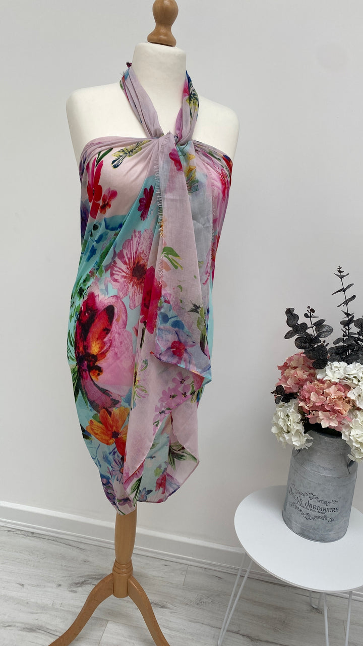 Floral Summer Scarf