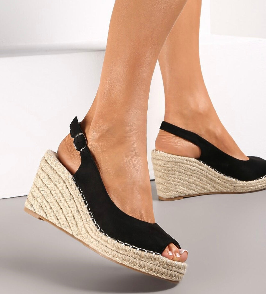 Es Cana Wedges - Black